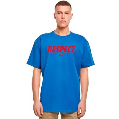 Upscale Herr T-Shirt Fotball's Coming Home Respect Oversize Tee Print T-shirt för män, överdimensionerad passform, streetwear, koboltblå, M Upscale Herr T-Shirt Fotball's Coming Home Respect Oversize Tee Print T-shirt för män, överdimensionerad passform, streetwear, koboltblå, M