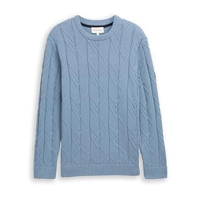 TOM TAILOR herrtröja, 28800 – Faded Denim Blue, 3XL TOM TAILOR herrtröja, 28800 – Faded Denim Blue, 3XL