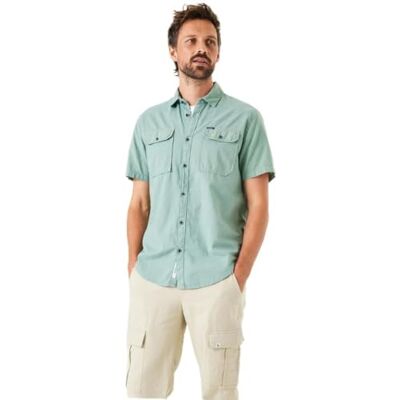 Garcia Q41093_herr skjorta ss, Light Sage, M Garcia Q41093_herr skjorta ss, Light Sage, M