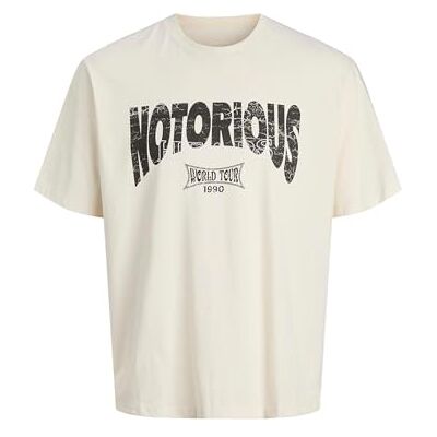 JACK & JONES Joreaglerock gallerite Ss Crew Neck Tg, Antik vit, XL JACK & JONES Joreaglerock gallerite Ss Crew Neck Tg, Antik vit, XL