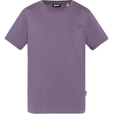 Schott NYC TSKEA1 lila XL T-shirt för män, – Material:, XL Schott NYC TSKEA1 lila XL T-shirt för män, – Material:, XL
