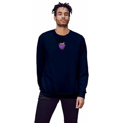 Green Fish Sweatshirt herr, Blå, M Green Fish Sweatshirt herr, Blå, M