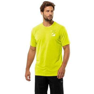 Jack Wolfskin Vonnan S/S grafisk T M T-shirt, Firefly, XL herr, Firefly, XL Jack Wolfskin Vonnan S/S grafisk T M T-shirt, Firefly, XL herr, Firefly, XL