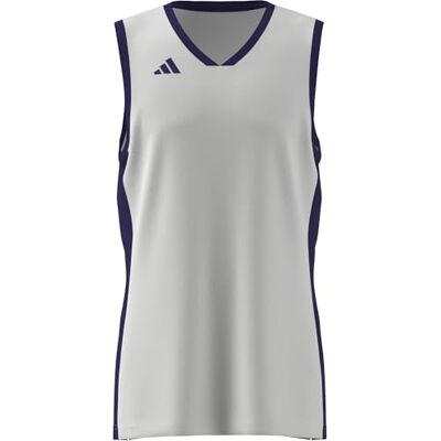 adidas herr Mens Pulse Speed Bball Jersey Shirt, white/team colleg purple, 3XL adidas herr Mens Pulse Speed Bball Jersey Shirt, white/team colleg purple, 3XL