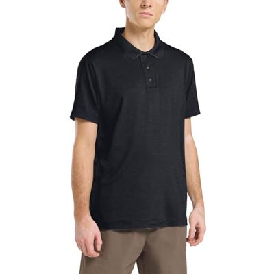 Jack Wolfskin TRAVEL Polo M, Mörk marinblå heather, S Jack Wolfskin TRAVEL Polo M, Mörk marinblå heather, S