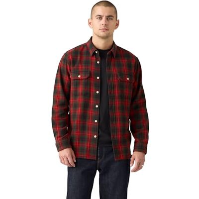 Levi's Jackson Worker Calvin Plaid rytmisk röd, calvin pläd rytmi, XXL Levi's Jackson Worker Calvin Plaid rytmisk röd, calvin pläd rytmi, XXL
