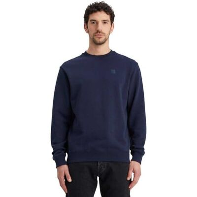 Scotch & Soda Essential Badge Logo Crewneck sweatshirt, Natt, S Scotch & Soda Essential Badge Logo Crewneck sweatshirt, Natt, S
