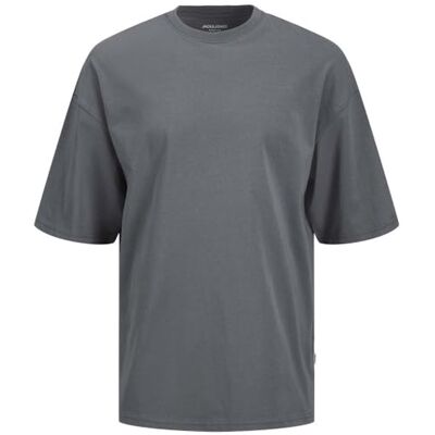 JACK & JONES JACK&JONES Jjecharge Tee O-hals Noos, järngrind, S JACK & JONES JACK&JONES Jjecharge Tee O-hals Noos, järngrind, S