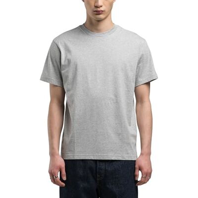 Replay T-shirt för män, normal passform, bomull, M08 Light Grey Melange..., M Replay T-shirt för män, normal passform, bomull, M08 Light Grey Melange..., M