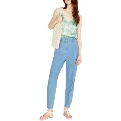 Sisley Dambyxor 4A7TLF032 byxor, ljusblå denim 901, 29, Light Blue Denim 901 Sisley Dambyxor 4A7TLF032 byxor, ljusblå denim 901, 29, Light Blue Denim 901