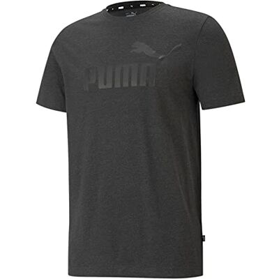 PUMA Herren T-Shirt ESS Heather Tee, Dark Gray Heather, XXL, 586736 PUMA Herren T-Shirt ESS Heather Tee, Dark Gray Heather, XXL, 586736
