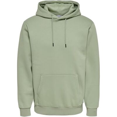 Only & Sons ONSCERES Hoodie Sweat NOOS, Isberggrön, S Only & Sons ONSCERES Hoodie Sweat NOOS, Isberggrön, S