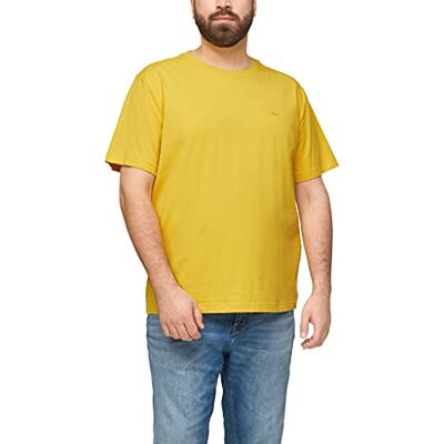 s.Oliver Big Size T-shirt för män, GUL, 5XL (Lång) s.Oliver Big Size T-shirt för män, GUL, 5XL (Lång)