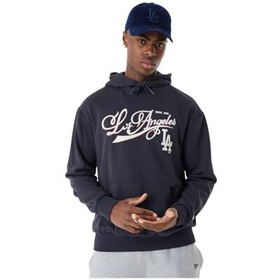 New Era herr MLB retro Grphc Os Hoody Losdod Nvywhi Los Angeles Dodgers tröja med huva, BLÅ, XL New Era herr MLB retro Grphc Os Hoody Losdod Nvywhi Los Angeles Dodgers tröja med huva, BLÅ, XL