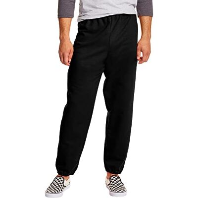 Hanes Unisex byxor, Svart, L Hanes Unisex byxor, Svart, L