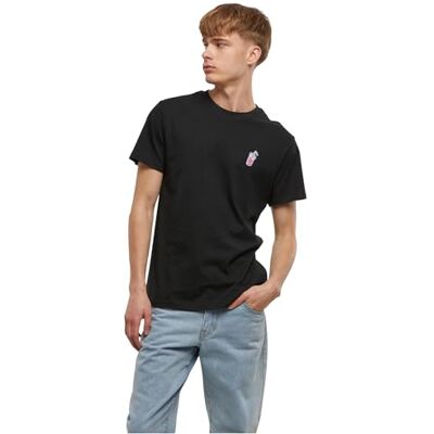 Tee herr-t-shirt 100% bomull svart L, svart, L Tee herr-t-shirt 100% bomull svart L, svart, L