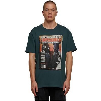 Tee Upscale unisex t-shirt Upscale Magazine oversize te, unisex t-shirt med tryck, överdimensionerad passform, bomull – tryck t-shirt, grafisk t-shirt, Flaskgrön, L Tee Upscale unisex t-shirt Upscale Magazine oversize te, unisex t-shirt med tryck, överdimensionerad passform, bomull – tryck t-shirt, grafisk t-shirt, Flaskgrön, L
