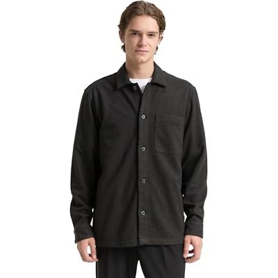TOM TAILOR Denim herrskjorta, 39019 – svart twill, XS TOM TAILOR Denim herrskjorta, 39019 – svart twill, XS