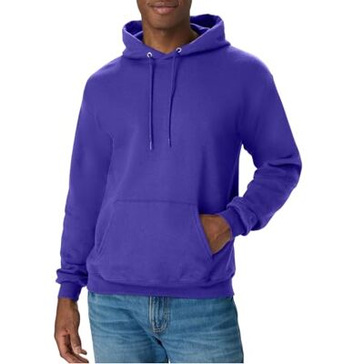 Hanes Herrtröja, EcoSmart fleece, huvtröja, bomullsblandning, fleece, sweatshirt, plysch, fleece, pullover, huvtröja, Lila, S Hanes Herrtröja, EcoSmart fleece, huvtröja, bomullsblandning, fleece, sweatshirt, plysch, fleece, pullover, huvtröja, Lila, S