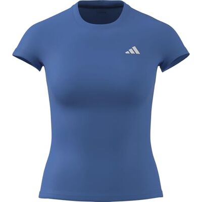 adidas Kobiety Power Essentials Workout Contour T-Shirt, ray blue, S adidas Kobiety Power Essentials Workout Contour T-Shirt, ray blue, S