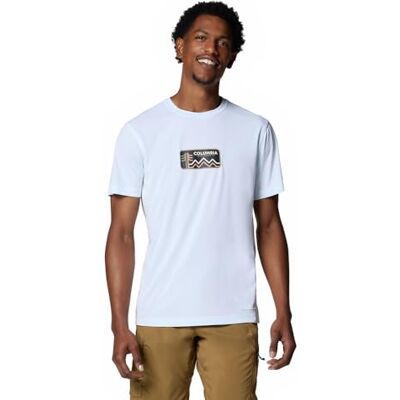 Columbia Zero Rules Light SS Graphic Crew för herrar Columbia Zero Rules Light SS Graphic Crew för herrar