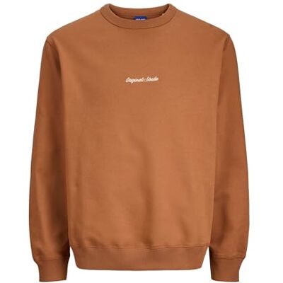 JACK & JONES Jornorrebro Emb Sweat Crew Noos, Arganolja, S JACK & JONES Jornorrebro Emb Sweat Crew Noos, Arganolja, S