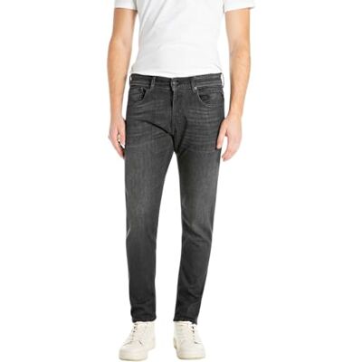 Replay Jeans för män, regular, slim fit, Willbi, 097 Mörk grå, 33W / 34L Replay Jeans för män, regular, slim fit, Willbi, 097 Mörk grå, 33W / 34L