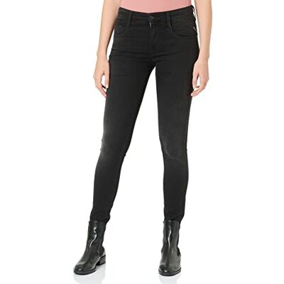 Replay Anbass X-lite jeans för män, 098 svart, 32W x 32L Replay Anbass X-lite jeans för män, 098 svart, 32W x 32L