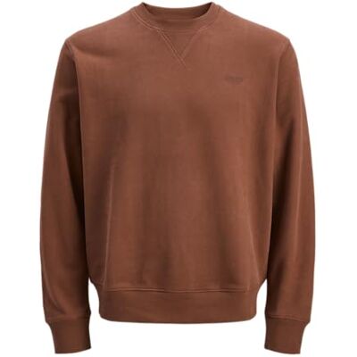 JACK & JONES Jprccmateo Sweat Crew Neck, Henna, M JACK & JONES Jprccmateo Sweat Crew Neck, Henna, M