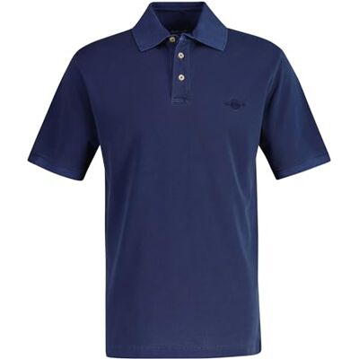 GANT SUNFADED SS POLO, persisk blå, XL GANT SUNFADED SS POLO, persisk blå, XL