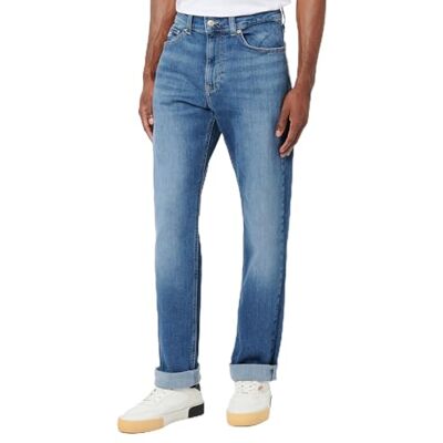 Tommy Jeans herr Ryan Slim STR DH0235 DM0DM210541A5023 Rak, Denim (Denim Medium), 3432, Denim (denim medium), 34W x 32L Tommy Jeans herr Ryan Slim STR DH0235 DM0DM210541A5023 Rak, Denim (Denim Medium), 3432, Denim (denim medium), 34W x 32L