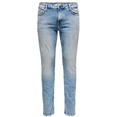Only & Sons ONSLOOM Slim WASH FG 1409 NOOS jeans, blå denim, 33/30 Only & Sons ONSLOOM Slim WASH FG 1409 NOOS jeans, blå denim, 33/30