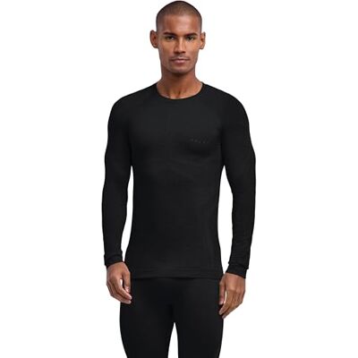FALKE herr Baslager Ovandel Wool-Tech Light M L/s Sh ull funktionsmaterial snabbtorkande 1 del, Svart Black 3000, XXL FALKE herr Baslager Ovandel Wool-Tech Light M L/s Sh ull funktionsmaterial snabbtorkande 1 del, Svart Black 3000, XXL