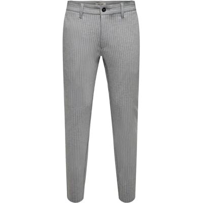 Only & Sons Herr Onsmark Pant Stripe Gw 3727 Noos Byxor, Grå, 34W / 32L Only & Sons Herr Onsmark Pant Stripe Gw 3727 Noos Byxor, Grå, 34W / 32L