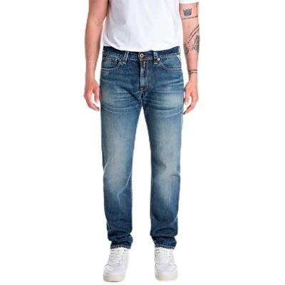Replay Slim fit Jeans Neaal Red Attitude kollektion, 007 mörkblå, 33W x 32L Replay Slim fit Jeans Neaal Red Attitude kollektion, 007 mörkblå, 33W x 32L
