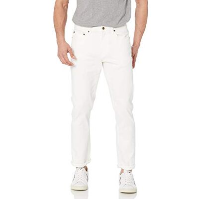 Amazon Essentials Men's Jeans smal passform, Ljust vit, 36W / 30L Amazon Essentials Men's Jeans smal passform, Ljust vit, 36W / 30L