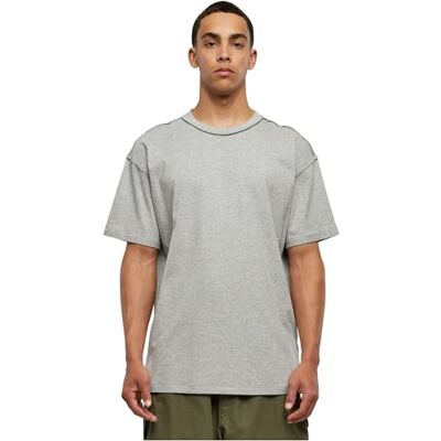 Urban Classics Man T-Shirt Oversized Inside Out Tee, Grey, L Urban Classics Man T-Shirt Oversized Inside Out Tee, Grey, L