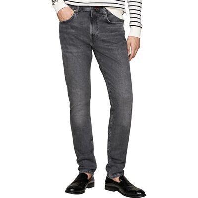 Tommy Hilfiger Herr Tapered Slim Fit Jeans, Rich Gray Denim, 31W / 36L Tommy Hilfiger Herr Tapered Slim Fit Jeans, Rich Gray Denim, 31W / 36L