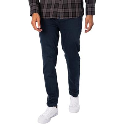 Replay Herr Chino Zeumar Slim Fit Hyperflex X-Lite med stretch, Blå 010-1, 33W / 30L Replay Herr Chino Zeumar Slim Fit Hyperflex X-Lite med stretch, Blå 010-1, 33W / 30L