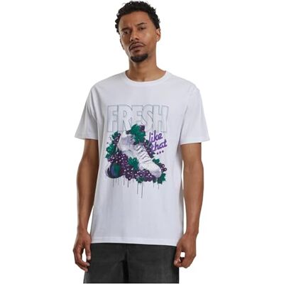 Herr T-Shirt Fresh Like That Tee Print T-shirt för män, grafisk t-shirt, streetwear, Vit, S Herr T-Shirt Fresh Like That Tee Print T-shirt för män, grafisk t-shirt, streetwear, Vit, S