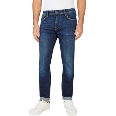 Pepe Jeans herr avsmalnande jeans, blå (Denim-CT3), 36W/30L, Blå (Denim-ct3), 36W x 30L Pepe Jeans herr avsmalnande jeans, blå (Denim-CT3), 36W/30L, Blå (Denim-ct3), 36W x 30L