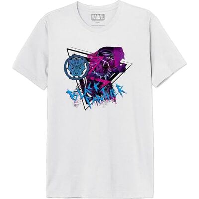 Marvel T-shirt herr, Vitt och blått, S Marvel T-shirt herr, Vitt och blått, S