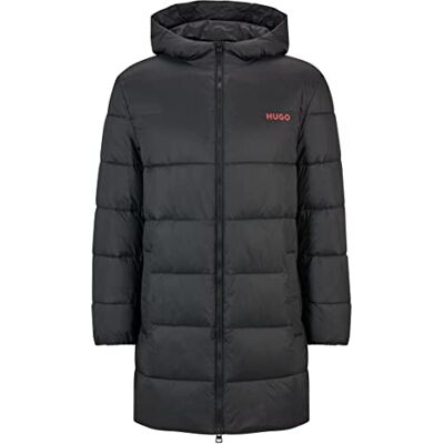 HUGO Men's Mati2241 Coat, Black1, M HUGO Men's Mati2241 Coat, Black1, M