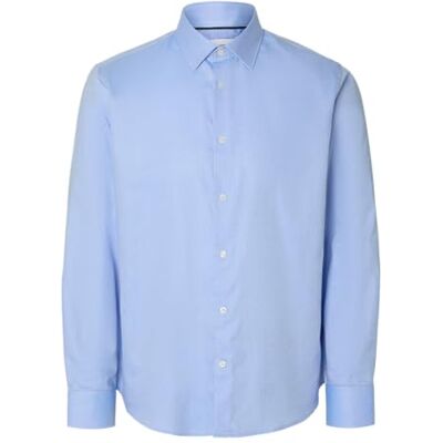 SELECTED FEMME Slhslimclark Shirt Ls Noos, ljusblå, M SELECTED FEMME Slhslimclark Shirt Ls Noos, ljusblå, M