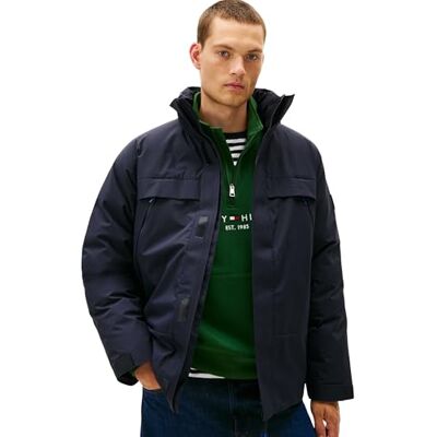 Tommy Hilfiger herr TECH VADDED JKT MW0MW40636 andra jackor, blå, L, Blå (ökenhimmel), L Tommy Hilfiger herr TECH VADDED JKT MW0MW40636 andra jackor, blå, L, Blå (ökenhimmel), L