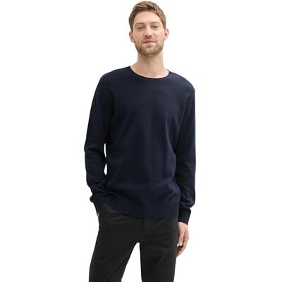TOM TAILOR herrtröja, 10668 – himmelskaptensblå, L TOM TAILOR herrtröja, 10668 – himmelskaptensblå, L