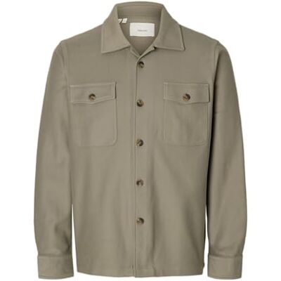 SELECTED MEN SELECTED Herr Slholiver Sweat Overshirt Noos, Vetiver, XL SELECTED MEN SELECTED Herr Slholiver Sweat Overshirt Noos, Vetiver, XL