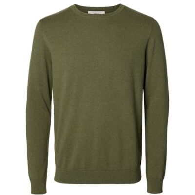 SELECTED HOMME SELETED HOMME SLHBERG Crew Neck NOOS, Kalamata/detalj: melerad, M SELECTED HOMME SELETED HOMME SLHBERG Crew Neck NOOS, Kalamata/detalj: melerad, M