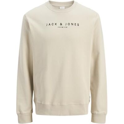 JACK & JONES Jprccjayson sweat crew neck, Silverfoder, S JACK & JONES Jprccjayson sweat crew neck, Silverfoder, S