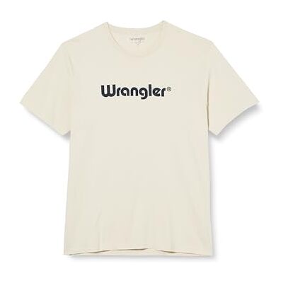 Wrangler Logo T-shirt T-shirt, Vit, XXXXL för Män, Vit, 4XL Wrangler Logo T-shirt T-shirt, Vit, XXXXL för Män, Vit, 4XL